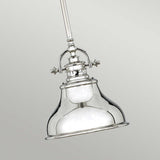 Emery Classic Americana Pendant Light in Polished Imperial Silver