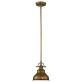 Vintage Artisan Palladian Bronze Pendant Light Fixture