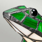 Charming Frog Tiffany-Style Table Lamp
