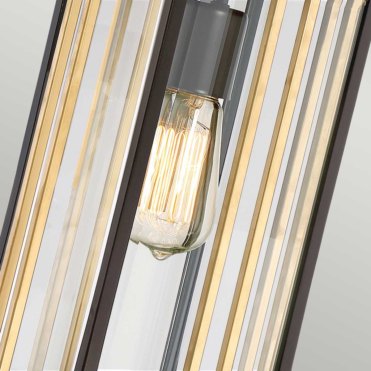 Modern Goldenrod Chain Lantern in Rich Western Bronze
