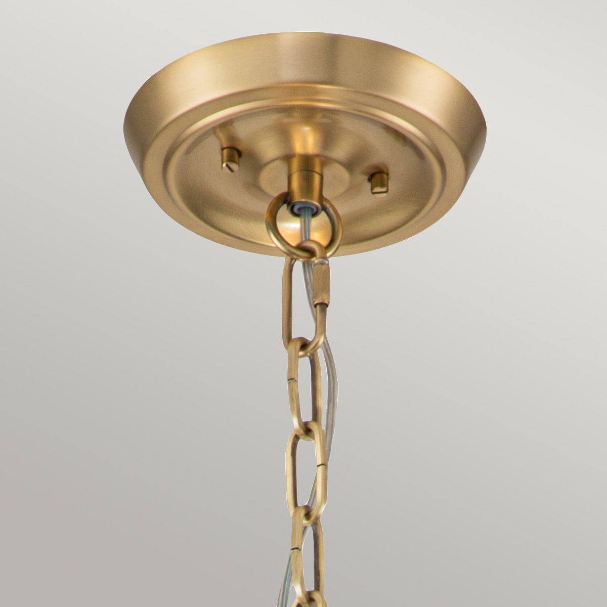 Manhattan Elegance 4 Light Brass Pendant