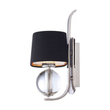 Gotham's Radiance: Imperial Silver Wall Light