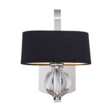 Gotham's Radiance: Imperial Silver Wall Light