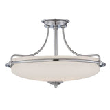 Elegant Griffin Polished Chrome Ceiling Light Fixture