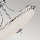 Elegant Griffin Polished Chrome Ceiling Light Fixture