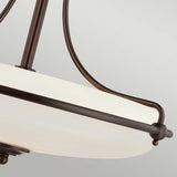 Griffin Palladian Bronze Semi-Flush Ceiling Light