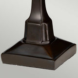 Holmes Vintage Bronze Tiffany Glass Mini Table Lamp