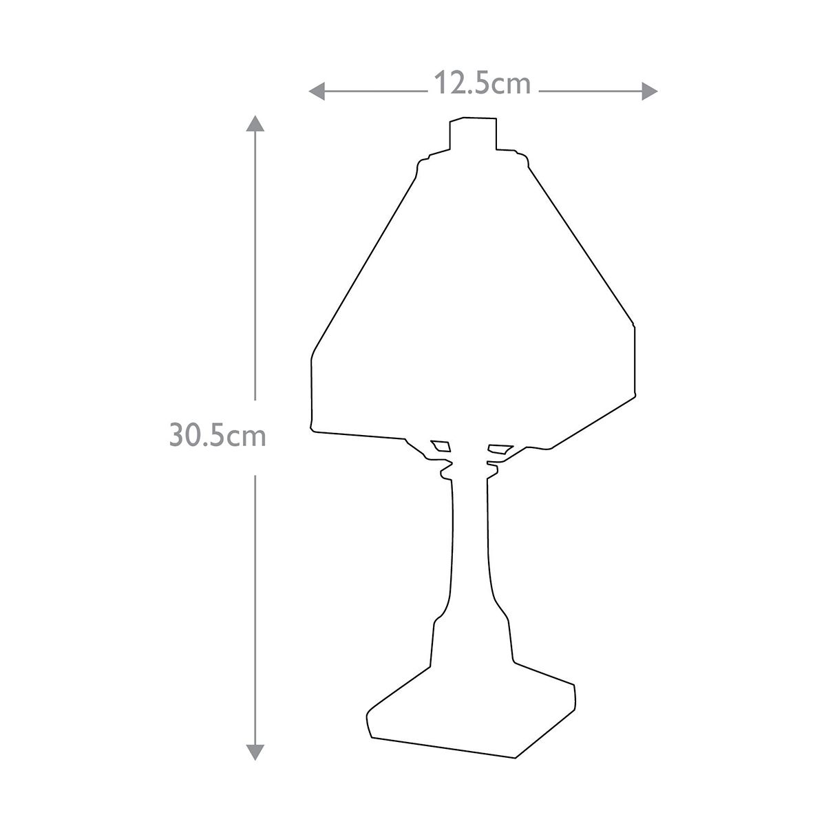 Holmes Vintage Bronze Tiffany Glass Mini Table Lamp