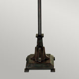 Inglenook Tiffany Glass Floor Lamp with Valiant Bronze Finish