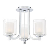 Kolt 3-Light Contemporary Bathroom Ceiling Fixture
