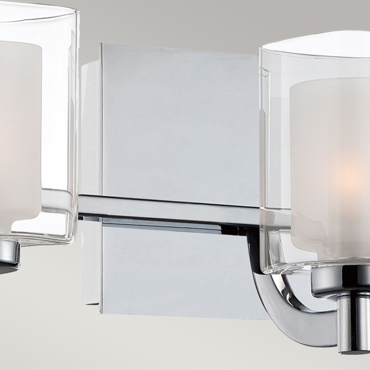 Polished Chrome Kolt Triple Light Bathroom Fixture
