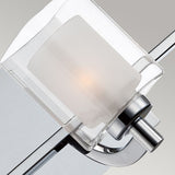 Polished Chrome Kolt Triple Light Bathroom Fixture
