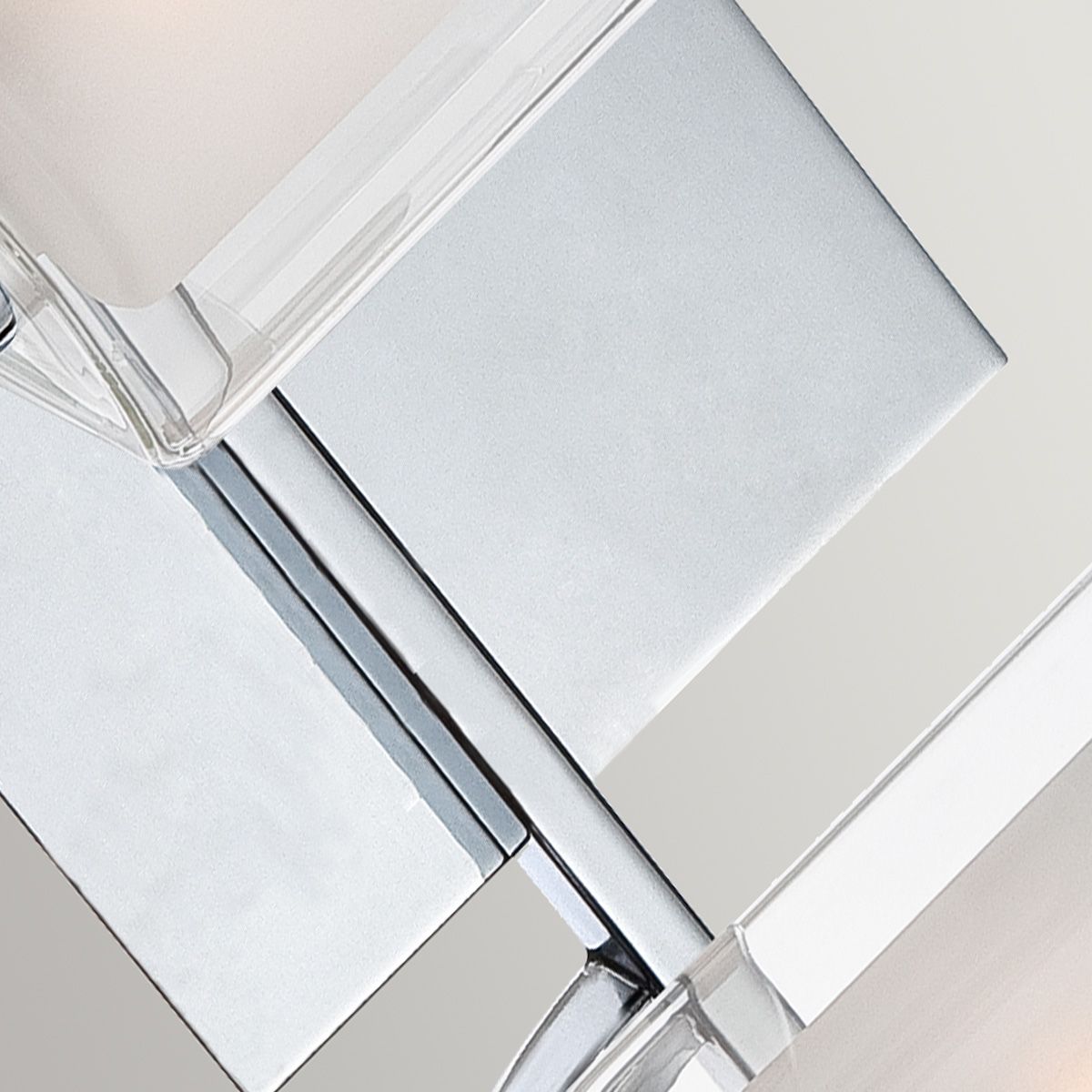Elegant Dual Light Bathroom Sconce in Polished Chrome