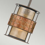 Laguna Artistry 1-Light Renaissance Copper Pendant Ceiling Fixture