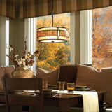 Laguna Radiant Copper Mica Mosaic Pendant Light