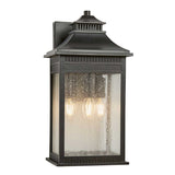 Livingston 3-Light Imperial Bronze Outdoor Wall Lantern