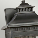 Livingston 3-Light Imperial Bronze Outdoor Wall Lantern