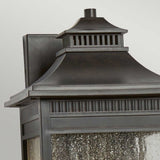 Livingston Medium 2-Light Outdoor Wall Lantern in Imperial Bronze