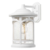 Seaside Elegance: White Marblehead Outdoor Wall Lantern