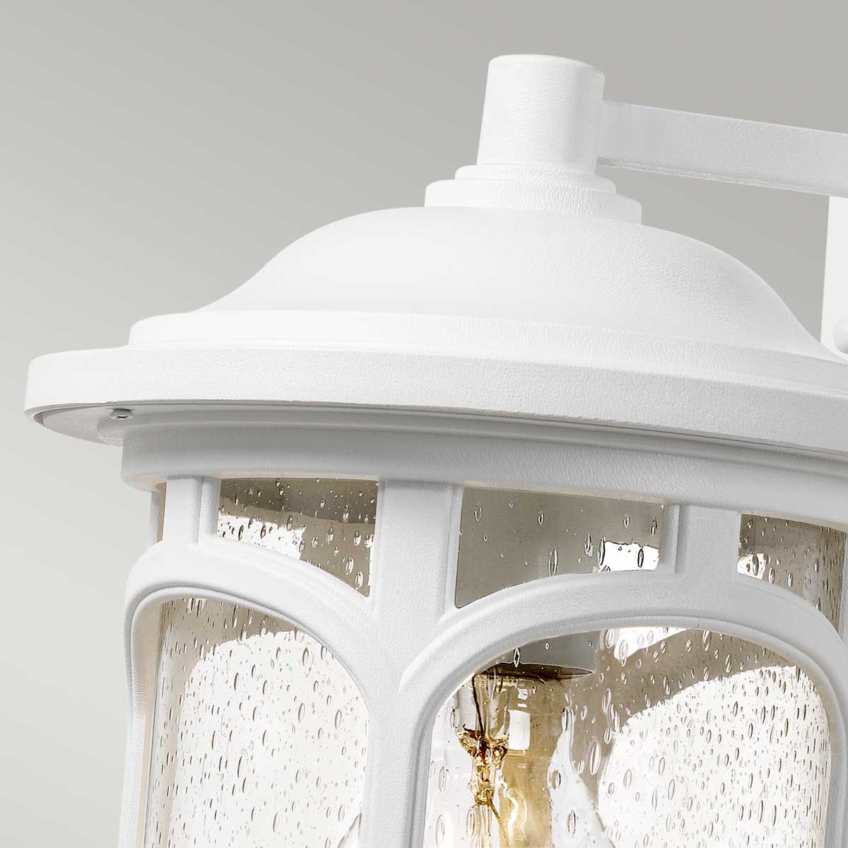 Seaside Elegance: White Marblehead Outdoor Wall Lantern