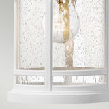 Seaside Elegance: White Marblehead Outdoor Wall Lantern