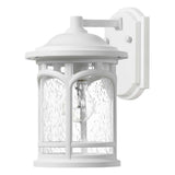 Elegant Coastal White Wall Lantern - Marblehead Collection