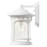 Elegant Coastal White Wall Lantern - Marblehead Collection