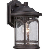 Palladian Bronze Outdoor Lantern with Clear Seedy Glass