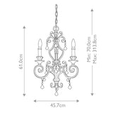 Marquette Heirloom Crystal Accent Chandelier