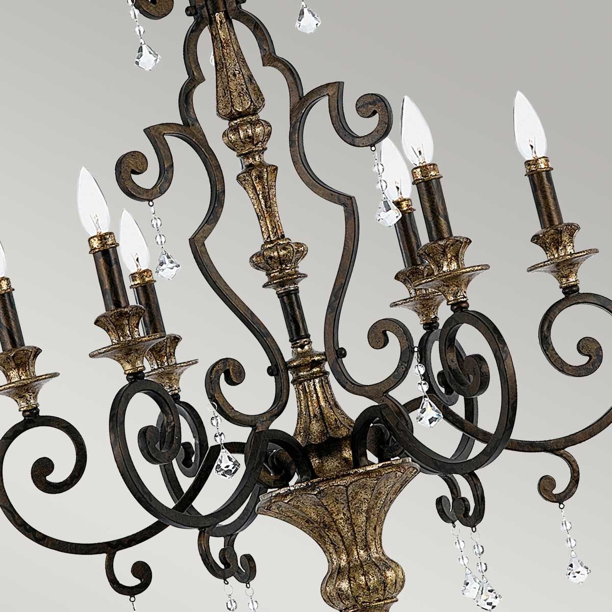 Majestic Heirloom 6-Arm Crystal Chandelier