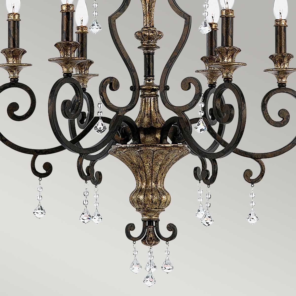 Majestic Heirloom 6-Arm Crystal Chandelier