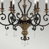 Majestic Heirloom 6-Arm Crystal Chandelier