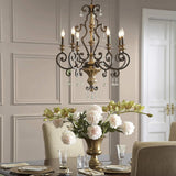 Majestic Heirloom 6-Arm Crystal Chandelier