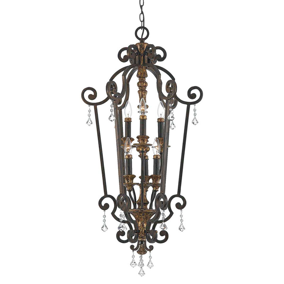 Opulent Heirloom Crystal Chandelier