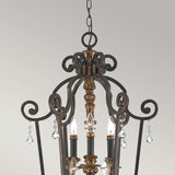 Opulent Heirloom Crystal Chandelier