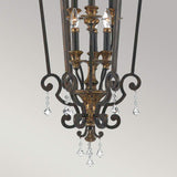 Opulent Heirloom Crystal Chandelier