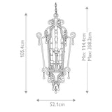 Opulent Heirloom Crystal Chandelier
