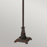 Stunning Maybeck Floor Lamp with Tiffany Art Glass