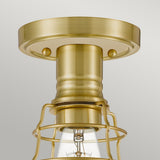 Mixon Modern Industrial Cage Ceiling Light Fixture
