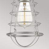 Mixon Industrial Cage Ceiling Light in Brushed Nickel