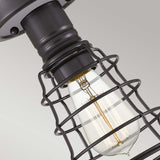 Mixon Industrial Cage Ceiling Light Fixture