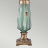 Monteverde Ceramic Green with Aged Brass Accent Table Lamp