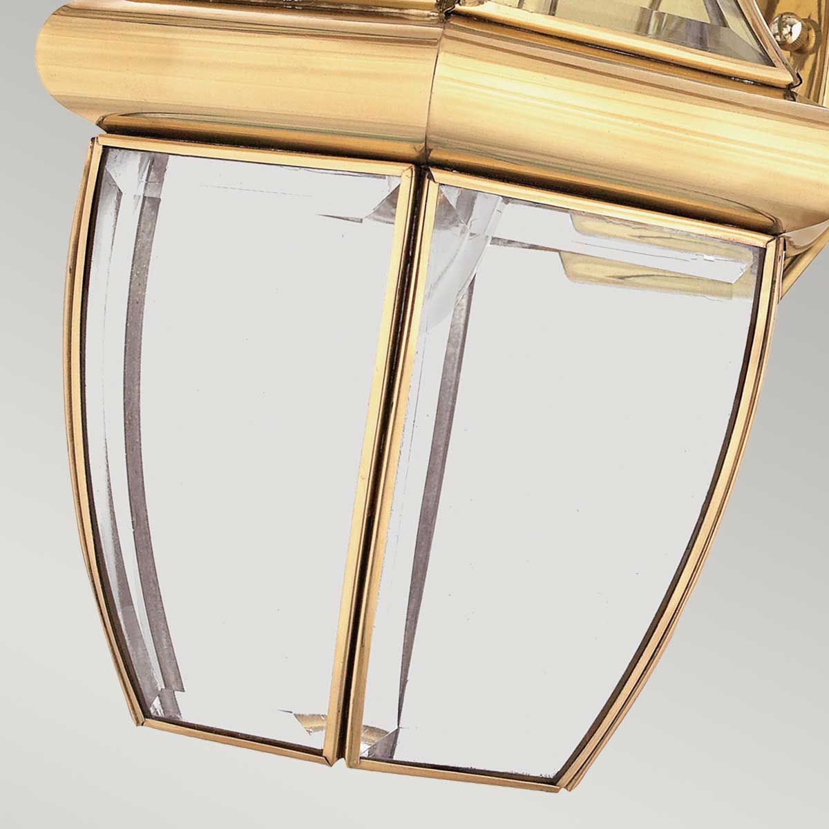 Elegant Brass Outdoor Wall Lantern
