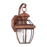 Newbury Vintage Wall Lantern in Aged Copper Finish