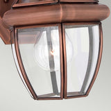 Newbury Vintage Wall Lantern in Aged Copper Finish