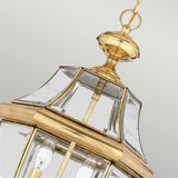 Newbury Elegant Brass Chain Lantern