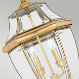 Newbury Elegant Brass Chain Lantern