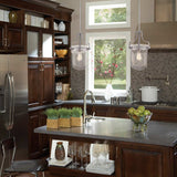 Penn Station 3-Light Pendant in Brushed Nickel Finish