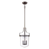 Penn Station Tri-Light Pendant in Rich Western Bronze