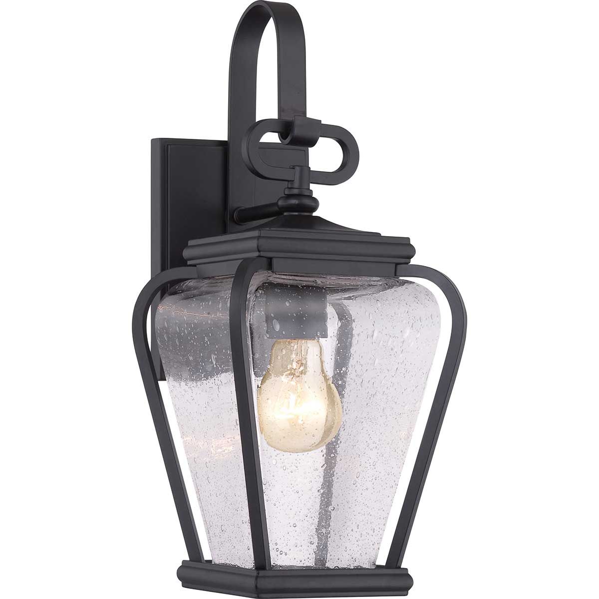 Mystic Black Province Wall Lantern - Vintage-Inspired Outdoor Lighting